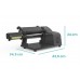 Laminador 28cm com Cortador Talharim Preto/Preto 127V Anodilar